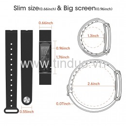Dây thay thế cho Q-Band Q68HR (màu đen)