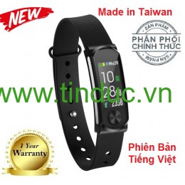 Vòng tay theo dõi sức khỏe, đo nhịp tim cao cấp Q-Band Q69HR New - Dây màu đen