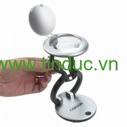 Kính lúp mini kết hợp đèn bàn Carson DeskBrite Mini LM-10 (3x) (Hãng Carson - Mỹ)