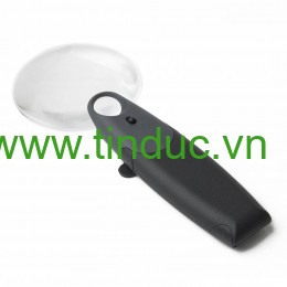 Kính lúp cầm tay, để bàn có đèn Carson FH-25 FreeHand 2.5x(5.5x) (Hãng Carson - Mỹ)