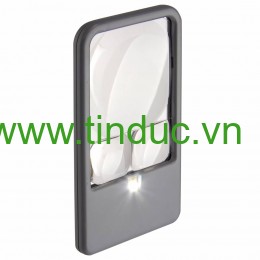 Kính lúp cầm tay bỏ túi có đèn Carson PM-33 Pocket Magnifier™ (6x / 4,5x / 2,5x) (Hãng Carson - Mỹ)
