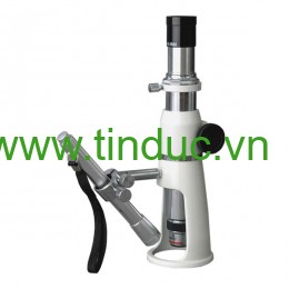 Kính hiển vi có thước đo Amscope H2510 phóng đại 20x-50x-100x kèm đèn hỗ trợ - (Hãng AmScope Mỹ)