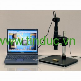 Kính hiển vi một mắt AmScope H800-96S-3M phóng đại 0,7X-5X kết hợp với Máy ảnh ( Hãng AmScope – Mỹ)