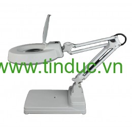 Kính lúp để bàn có đèn TERINO 86C-10X (phóng đại 10X, Led, màu trắng) - Hàng chính hãng