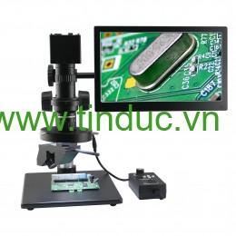  Kính hiển vi 3D kỹ thuật số công nghiệp Terino CA200-3D (Phóng đại 24x-220X, 4K, màn hình LCD 13.3 inch) - Hàng chính hãng