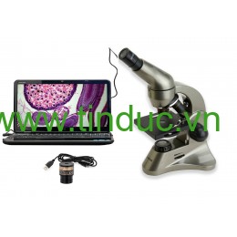 Kính hiển vi sinh học soi tinh trùng, tế bào Carson MS-040 (40-800x)  kèm Camera (Hãng Carson - Mỹ)