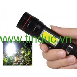 Đèn pin sạc cầm tay chống nước TERINO T1012 - Hàng chính hãng