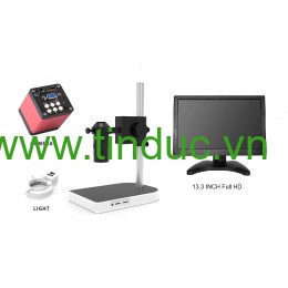 Kính hiển vi kỹ thuật số công nghiệp Terino CAS920-VGA kèm màn hình LCD 13.3 Inch (Phóng đại 7x-100X, Cổng HDMI-VGA) - Hàng chính hãng