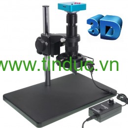 Kính hiển vi soi 3D kỹ thuật số công nghiệp Terino CA38MPHD phiên bản nhìn 3D (Soi 3D, Phóng đại 7x-180X, 4K) - Hàng chính hãng