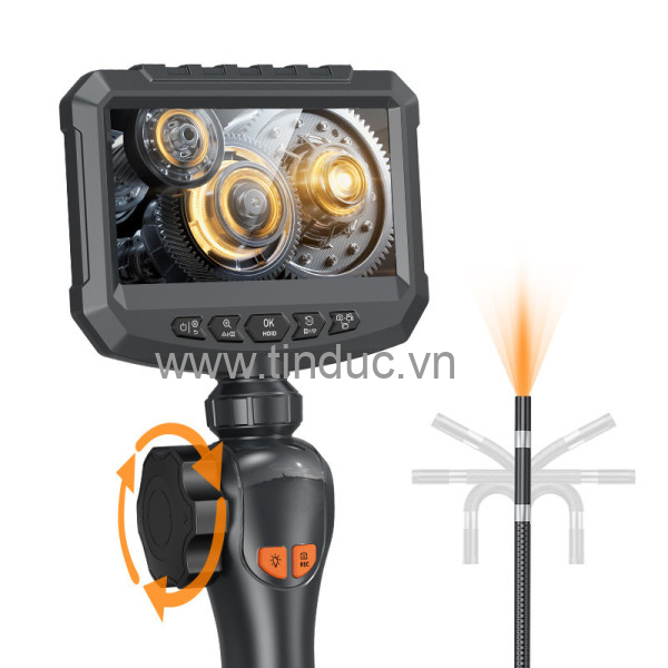 Thiết bị camera soi khe hẹp cao cấp Terino HD S30 ( Dây 2 mét, xoay 360 độ, màn hình 5.0 inch IPS, đường kính đầu dò 8.5mm, Camera nội soi công nghiệp) - Hàng chính hãng