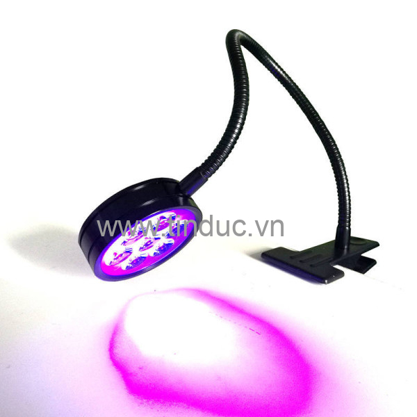 Đèn UV cổ ngỗng gắn bàn dùng cho công nghiệp Terino H588-UV(365nm, 7W, sấy keo UV, gắn linh kiện, chiếu kiểm tra vật liệu) - Hàng chính hãng