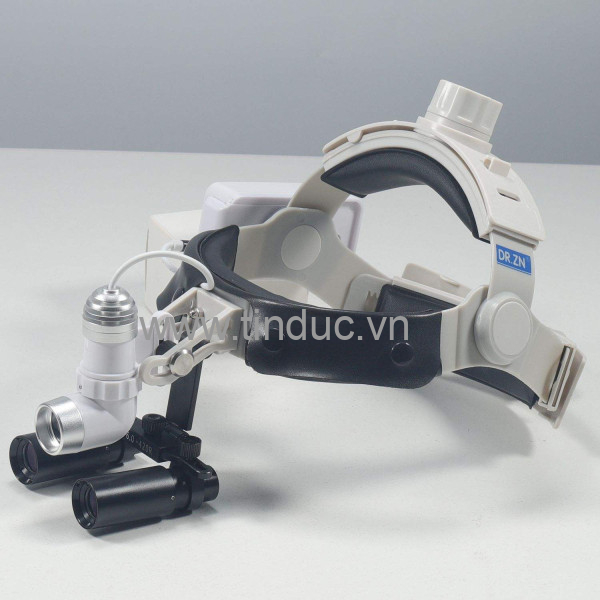 Kính lúp cao cấp có đèn, choàng đầu TERINO RDM-002 (phóng đại 6x, khoảng cách làm việc 420mm) - Hàng chính hãng