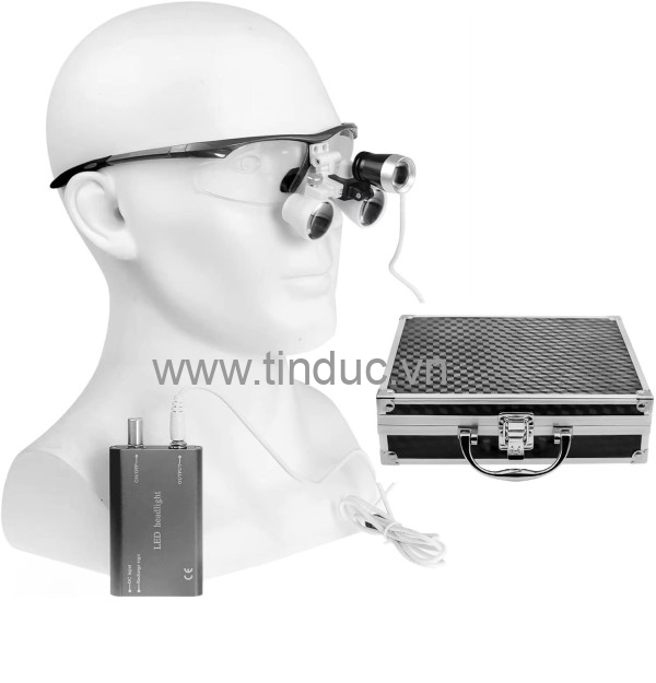 Kính lúp cao cấp có đèn, gắn mắt kính TERINO R00-4D - Hàng chính hãng