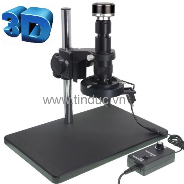 Kính hiển vi kỹ thuật số 3D, có thước đo Terino CA38MPHD (Phiên bản 3D,  tích hợp đo kích thước đối tượng, Phóng đại 7x-180X, Camera HDMI/USB/Mouse, Full HD) - Hàng chính hãng