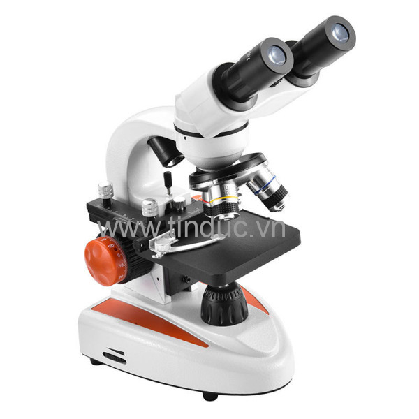 Kính hiển vi sinh học 2 mắt soi tinh trùng, tế bào Terino XW-003 (phóng đại 40X-1000X, chiếu sáng Led kép) - Hàng chính hãng