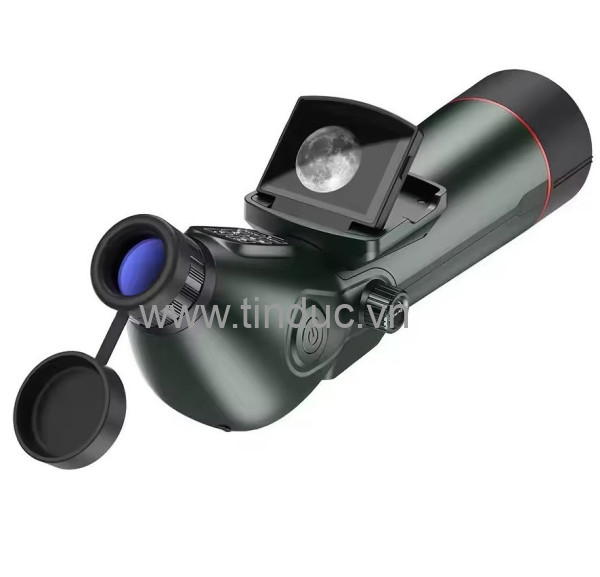 Kính viễn vọng Terino TSC-80 (quay video 4K, hỗ trợ quan sát ban đêm, dùng cho thiên văn ngoài trời, quan sát Mặt Trăng và chim) - Hàng chính hãng