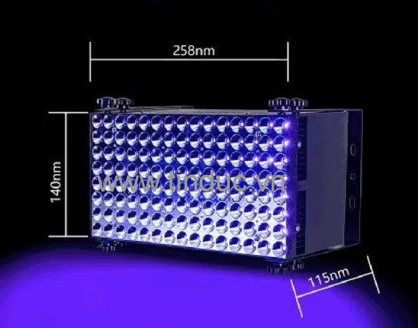 Đèn tia UV cao cấp công suất lớn dùng cho công nghiệp Terino H200W-UV Pro (395nm, 200W, có núm chỉnh cường độ sáng, sấy keo UV, mực UV)- Hàng chính hãng