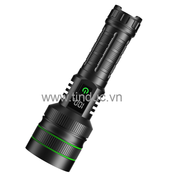 Đèn pin sạc cầm tay siêu sáng Terino T79 (40W, chống nước, zoom điều chỉnh tiêu cự, màn hình hiển thị LED, thời lượng pin dài)- Hàng chính hãng