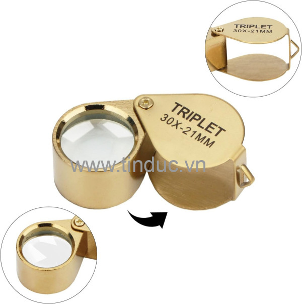 Kính lúp cầm tay TERINO LH-30X (soi tem, soi đá quý, thủ công) - Hàng chính hãng