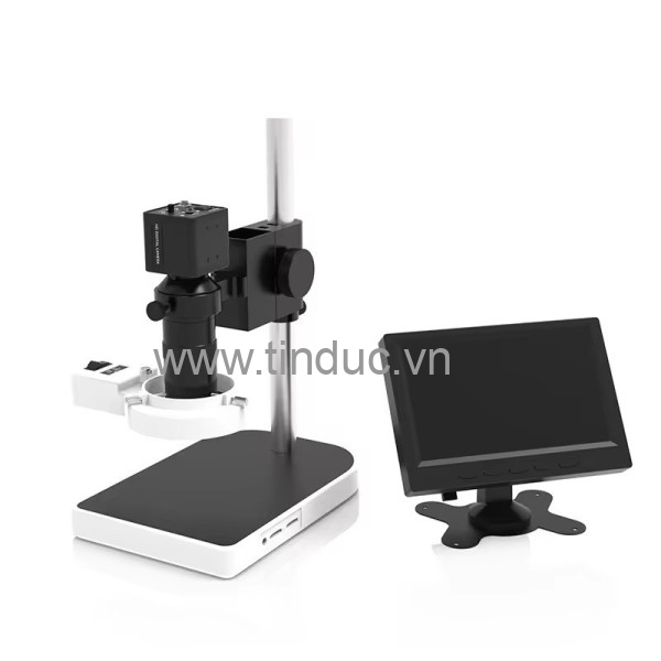 Kính hiển vi kỹ thuật số công nghiệp Terino CAS920-VGA kèm màn hình LCD 13.3 Inch (Phóng đại 7x-100X, Cổng VGA) - Hàng chính hãng