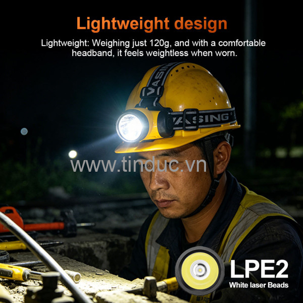Đèn pin sạc choàng đầu chuyên dụng TERINO WSL-698 (LED, chống cháy nổ) - Hàng chính hãng