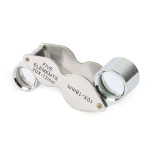 Kính lúp cầm tay Terino LH-10X-20X (Phóng đại 10x và 20x, vỏ kim loại) - Hàng chính hãng 6