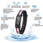 Vòng tay theo dõi sức khỏe, đo nhịp tim cao cấp Q-Band Q68HR New - Dây màu cờ (Sản xuất tại TAIWAN) 3
