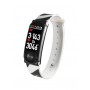 Vòng tay theo dõi sức khỏe, đo nhịp tim cao cấp Q-Band Q69HR New - Dây vằn đen  3