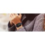 Đồng hồ thông minh theo dõi sức khỏe, đo nhịp tim cao cấp QWatch Q82 (Made in Taiwan) - Dây Xanh Trắng 5