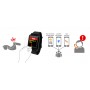 Đồng hồ thông minh theo dõi sức khỏe, đo nhịp tim cao cấp QWatch Q82 (Made in Taiwan) - Dây Xanh Trắng 2