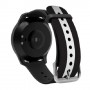 Đồng hồ thông minh theo dõi sức khỏe, đo nhịp tim cao cấp Q-Watch Q-90 (made in Taiwan) - Dây màu Đen Trắng 4