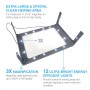 Kính lúp đọc sách toàn trang cao cấp MagniPros 300PSL (3X, có đèn led, khung đỡ) (Hãng MagniPros- Mỹ) 7