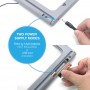 Kính lúp đọc sách toàn trang cao cấp MagniPros 300PSL (3X, có đèn led, khung đỡ) (Hãng MagniPros- Mỹ) 3