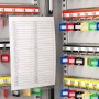 Tủ treo chìa khóa (giá treo chìa) Barska 400 vị trí CB12490 (400 chỗ móc chìa) (Hãng Barska - Mỹ) 4