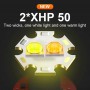 Đèn pin sạc choàng đầu siêu sáng TERINO K18A (chống nước, đèn vàng và trắng) - Hàng chính hãng 3