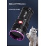 Đèn pin sạc cầm tay tia cực tím (UV) cao cấp Terino D6000-UV (365nm, 120W)- Hàng chính hãng 5
