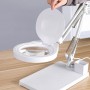 Kính lúp để bàn có đèn TERINO DE-78W (phóng đại 10X và 20X, Led, màu trắng) - Hàng chính hãng 5