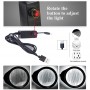 Kính lúp công nghiệp gắn bàn có đèn TERINO DE-27B (phóng đại 10X và 20X, Led, màu đen) - Hàng chính hãng 7