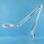 Kính lúp công nghiệp gắn bàn có đèn TERINO DE-27W (phóng đại 10X và 20X, Led, màu trắng) - Hàng chính hãng 1