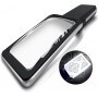 Kính lúp cầm tay đọc sách cao cấp Magnipros ED-12 (phóng đại 6x, 10 đèn LED chống chói, điều chỉnh độ sáng) (Hãng MagniPros- Mỹ) 2