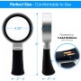 Kính lúp cầm tay đọc sách cao cấp Magnipros MP-9896 (10x, có đèn led 3 chế độ màu) (Hãng MagniPros- Mỹ) 2