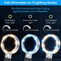 Kính lúp cầm tay đọc sách cao cấp Magnipros MP-9896 (10x, có đèn led 3 chế độ màu) (Hãng MagniPros- Mỹ) 3
