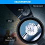 Kính lúp cầm tay đọc sách cao cấp Magnipros MP-9896 (10x, có đèn led 3 chế độ màu) (Hãng MagniPros- Mỹ) 9