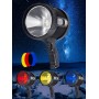 Đèn pin cầm tay siêu sáng Terino WP-470 (chống nước, sạc điện và sạc năng lượng mặt trời) - Hàng chính hãng 4