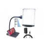 Kính lúp cao cấp để bàn đọc sách, đọc điện thoại Magnipros 1819+CP (4X, có đèn led chống chói và giảm mỏi mắt, có thể để bàn hoặc kẹp bàn) (Hãng Magnipros- Mỹ) 13
