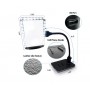 Kính lúp cao cấp để bàn đọc sách, đọc điện thoại Magnipros 1819+CP (4X, có đèn led chống chói và giảm mỏi mắt, có thể để bàn hoặc kẹp bàn) (Hãng Magnipros- Mỹ) 12
