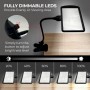 Kính lúp cao cấp để bàn đọc sách, đọc điện thoại Magnipros 1819+CP (4X, có đèn led chống chói và giảm mỏi mắt, có thể để bàn hoặc kẹp bàn) (Hãng Magnipros- Mỹ) 3