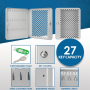 Tủ treo chìa khóa (giá treo chìa) Barska 27 vị trí CB13756 (27 chỗ móc chìa, mặt lưới) (Hãng Barska - Mỹ) 2