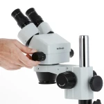 Kính hiển vi soi nổi hai mắt AmScope SM-1B (7X–45X), gắn trên trụ đứng với đế lớn (Hãng AmScope - Mỹ) 5
