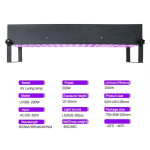 Đèn tia UV dùng cho công nghiệp Terino D200W-UV New (365nm, 200W) - Hàng chính hãng 2